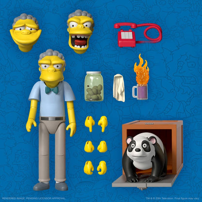 The Simpsons Moe Super7 Ultimates 7-Inch Action Figure Pop-O-Loco