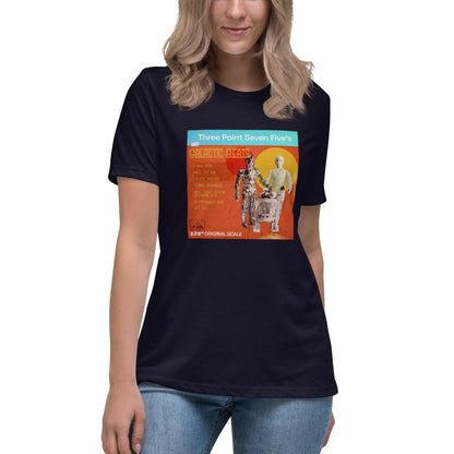 The Three Point Seven Five's Band Cover Album Women's Relaxed T-Shirt Pop-O-Loco