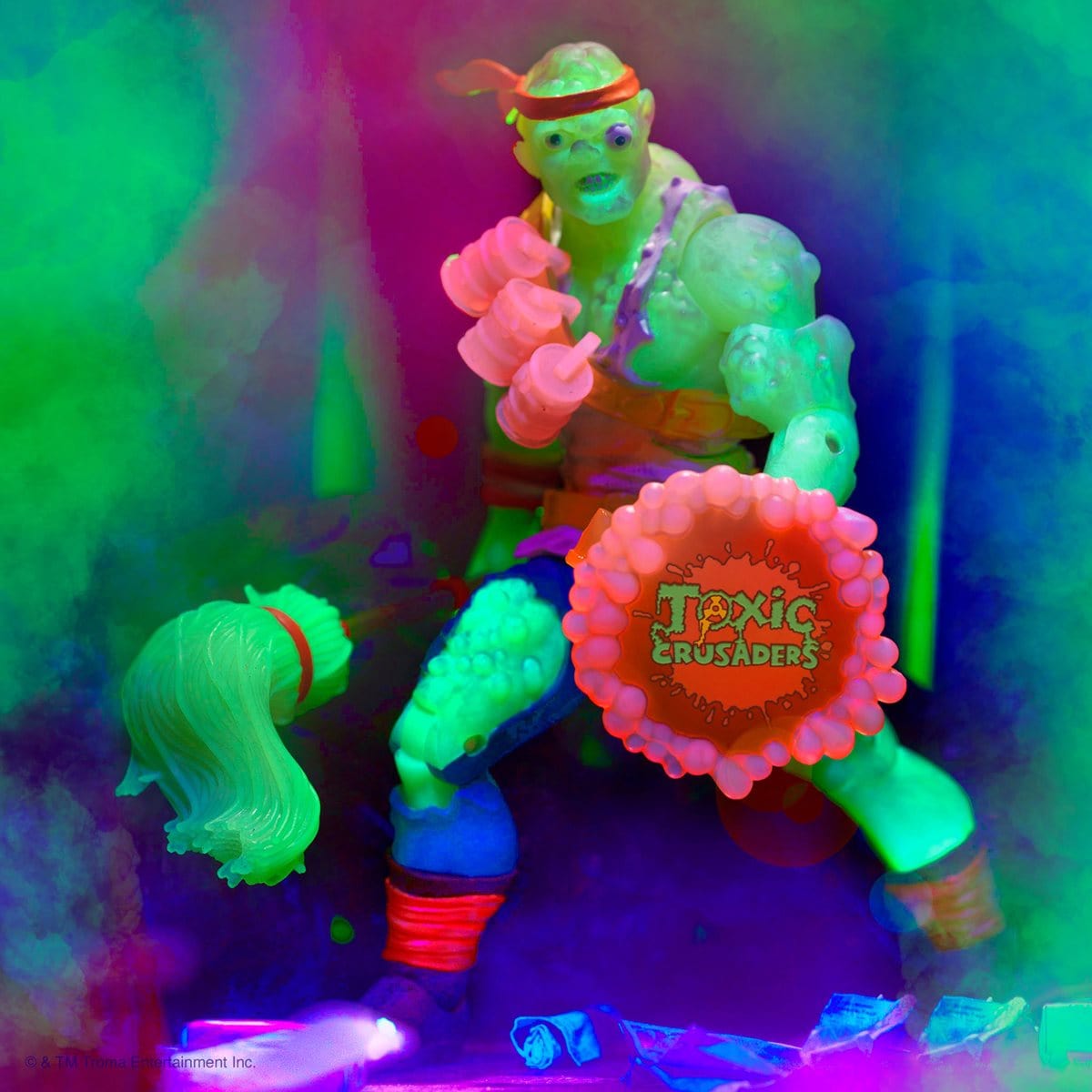 Toxic Crusader Radioactive Red Rage 7-Inch Action Figure Pop-O-Loco