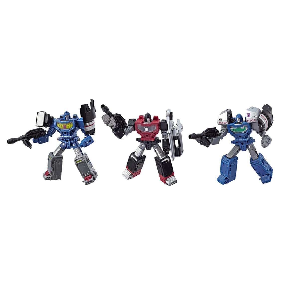 Transformers Generations War for Cybertron: Siege Deluxe Refraktor 3-Pack (G1 Toy Colors) - Exclusive - Pop-O-Loco - Hasbro