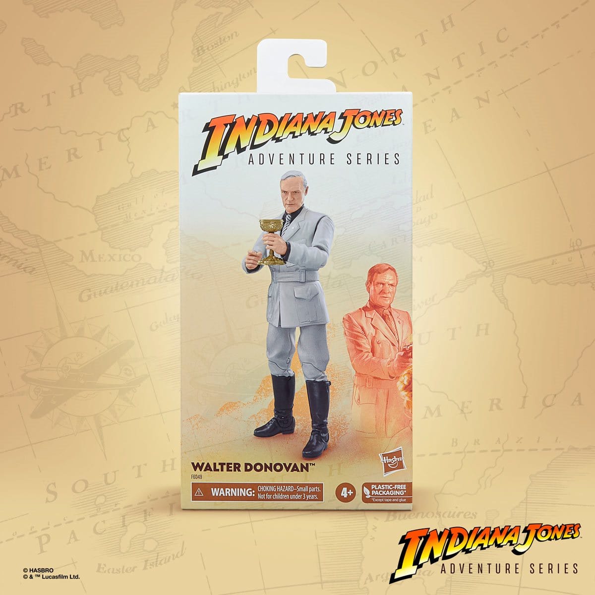 Walter Donavan Indiana Jones Adventure Series 6-Inch Action Figure - Pop-O-Loco - Hasbro